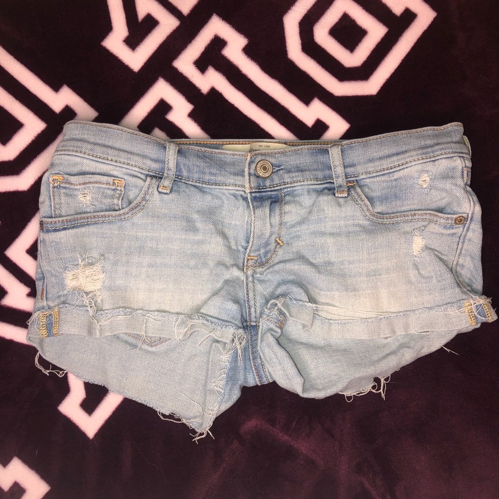 Abercrombie and fitch jean shorts
